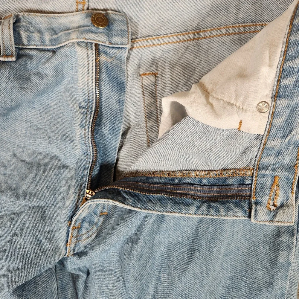 Vintage Eddie Bauer Jeans Men's 37X31 (Tag‎ 38X30) Tapered Leg Blue Denim Pants
